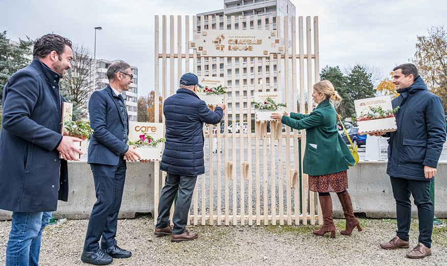 Perspective de l’aire de jeux © ArkaStudio